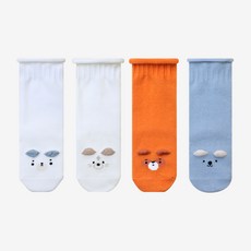 HI BABY CLUB 禮盒裝立體動物造型及膝襪 4入