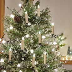 Modern House LED蠟燭樹夾 8入 + 遙控器組合, 1套, 混合色