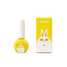 레시피박스 어린이 수성 매니큐어 10ml, 1개, 쁘띠옐로우
