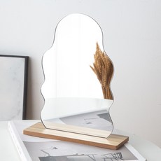 행복의모든것 북유럽감성 화장대 미니 탁상거울, F Type