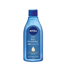 NIVEA 妮維雅 滋潤護膚油 杏仁香, 200ml, 1瓶