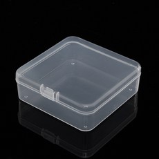투명 플라스틱 다용도 미니 수납케이스 8.5 x 8.5 cm, 1개
