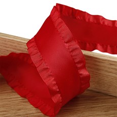 Maket Gamseong 蛋糕禮物花束包裝緞帶, 紅色