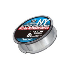 SUNLINE Shock Leader Saltimate 尼龍釣魚線, 自然透明