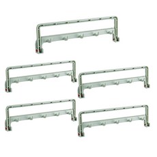 Oche-earth 可折疊廚具掛架 黏貼式, 5個, 綠色