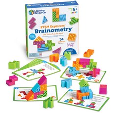 學習資源 兒童 3D 模式腦力測量 LER9306, 1套