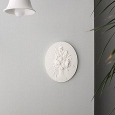 CoTe TaBLe Base Floral 裝飾壁飾 K37151, 白色