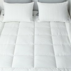 韓國 amante Dream Well防塵蟎絎縫薄床墊, 白色