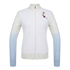 CASTELBAJAC 女式混合針織拉鍊開衫 BGAWSJ703