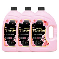 MiLK Cotton 高濃縮香氛衣物柔軟精 櫻花, 3個, 3.06L