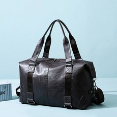 Yeon-yi Land 旅行用行李波士頓包, 咖啡色