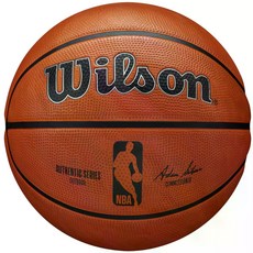 윌슨 NBA 어센틱 시리즈 실외 농구공, 1개, WTB7300XB