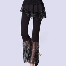 마켓피아 여성용 밸리 라인댄스 바지