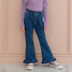 Lalaamang 女童荷葉邊靴型褲