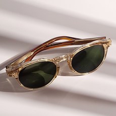 베이마 라운드 뿔테 메탈바 선글라스 A2285