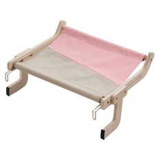 DING DONG PET 貓咪雲朵移動式窗框吊床, 粉紅色, 1個