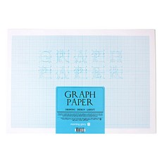 Morning Glory 6000 A3 方格紙, 1個, 方格紙 白色 + 藍格線