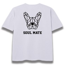 일루소 남녀공용 소울메이트 아이스 분또 오버핏 반팔 티셔츠