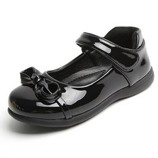 KIZTREE 女童款蝴蝶結瑪麗珍平底鞋 皮鞋 XZ-497