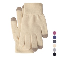 엘쏘 탄성 더블 레이어 손가락 터치 스크린 운전 장갑 양손착용