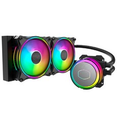 COOLER MASTER 酷碼 MASTERLIQUID ML240 ILLUSION CPU 散熱器 黑色, MLX-D24M-A18P2-R1