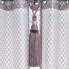 GINNA SONG 曲線窗簾綁帶 30cm, 酒紅色, 1個