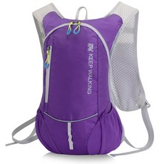 경량 마라톤 하이킹 조깅 등산 트레일런닝 자전거 가방, 퍼플, 1개