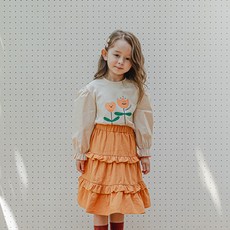 KADE COCO 女童淡褐色半身裙