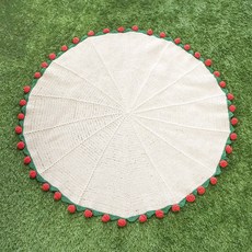 Mellowstory Stationery 編織套組 玫瑰花束 圓形毛毯 針織 DIY 材料包組合, 1套, 混合顏色