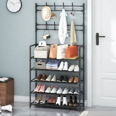 Benhome 多功能站立式衣架, 黑色