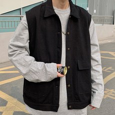 男款Sunday日常口袋棉質背心