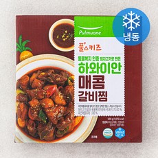 풀스키즈 동물복지 인증 돼지고기로 만든 하와이안 매콤 갈비찜 (냉동), 500g, 1개