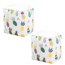 小麥購物 棉被收納袋 Y833 105L 鳳梨, 1組