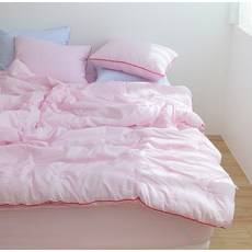 이불넷 스트라이프 줄무늬 옥수수솜 차렵이불베개패드세트