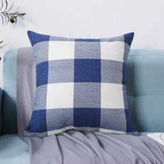 빈테리어 볼드체크 쿠션커버
