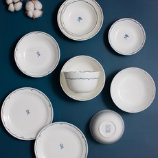 HANKOOK CHINAWARE Hwa 2人份餐具組 10件組, 混合色, 5種