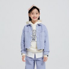 스파오 아동용 컬러 크롭 트러커 점퍼