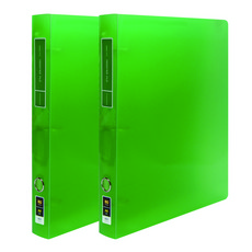 MiDAS HYUNPOONG 60頁 透明 Frontier 文件夾 Premium A4, 2個, 綠色