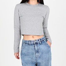 닷이프 여성용 에어 크롭 티셔츠 T24FW1-A0545