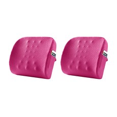 記憶泡沫腰墊 2入, 粉色的