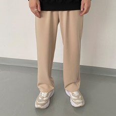 OTD 男款直筒機能彈性鬆緊帶日常長褲