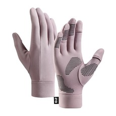 GOLOV.EJOy 翻指滑雪內襯手套 香芋紫 觸屏 保暖 防滑 L, 1雙