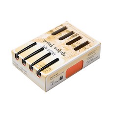 紙文化 HELLO ART CALLI PLUS 明信片紙 28 皇家橘 100入 + 毛筆 4支組, 1套