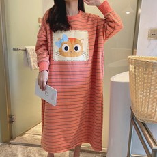 빅사이즈 임부용 원피스 잠옷