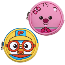 Pororo 圓形零錢包2入組