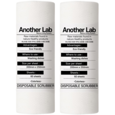 Another Lab 洗碗布 60張, 白色, 2捲