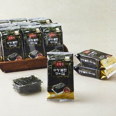 수정김 수정 불판 구이김 도시락, 4g, 16개, 1개입