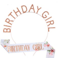 Selene 花朵派對肩帶 + 髮箍套裝, 1套, A06