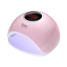 72W UVLED Star 5 凝膠燈, 1個, 粉色的