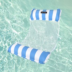 Juedette 吊床水上漂浮床, 1個, 條紋